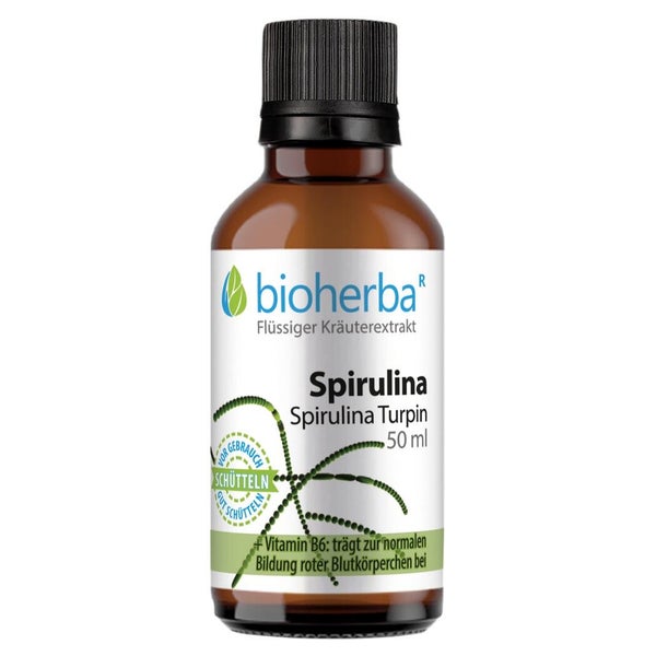 Bioherba Spirulina Turpin Tropfen Tinktur 50 ml