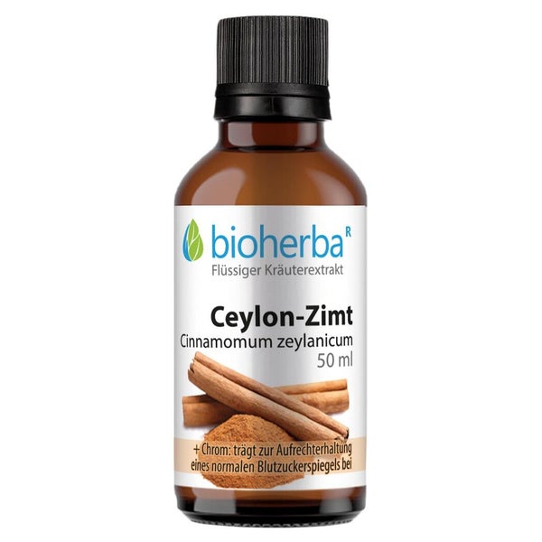 Bioherba Ceylon-Zimt Cinnamomum zeylanicum Tropfen Tinktur 50 ml