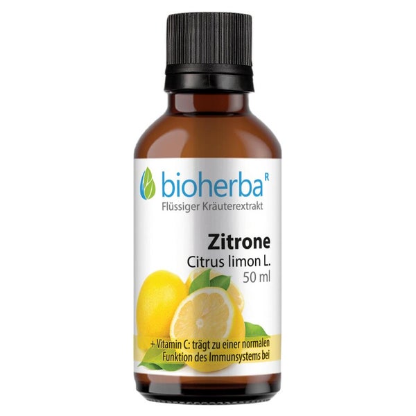 Bioherba Zitrone Citrus limon L. Tropfen Tinktur 50 ml