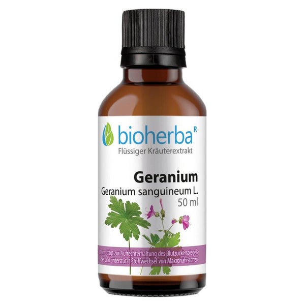 Bioherba Geranium Geranium sanguineum L. Tropfen Tinktur 50 ml