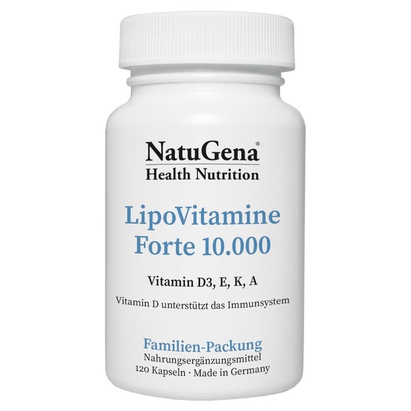 NatuGena Lipovitamine Forte 10.000 I.E. D3+K2+A+E 120 St