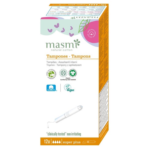 Bio Tampons Super Plus M.applikator Masmi 12 St