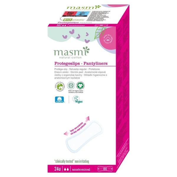 Bio Slipeinlagen Classic 100% Bio-baumwolle Masmi 24 St