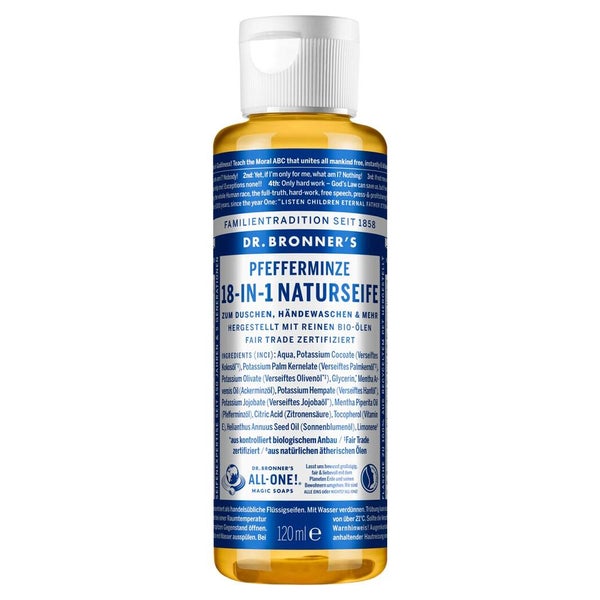 Dr.bronners 18in1 Naturseife flüssig Pfe 120 ml