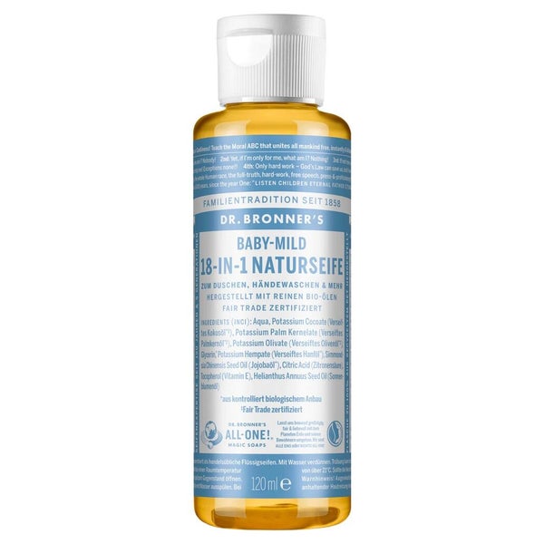 Dr.bronners 18in1 Naturseife flü.Baby-Mi 120 ml