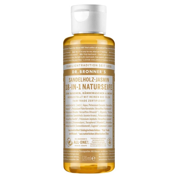 Dr.bronners 18in1 Naturseife flü.Sandelh 120 ml