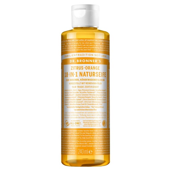 Dr.bronners 18in1 Naturseife flüssig Zit 240 ml