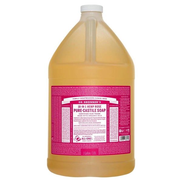 Dr.bronners 18in1 Naturseife flüssig Ros 3,8 l