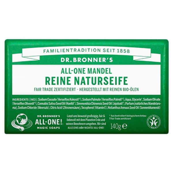 Dr.bronners Reine Naturseife Mandel 1X140 g