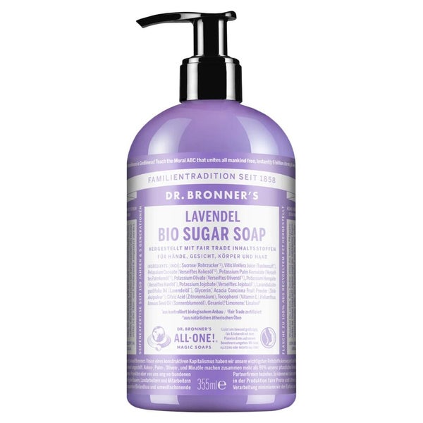 Dr.bronners BIO Sugar SOAP flüssig Laven 355 ml