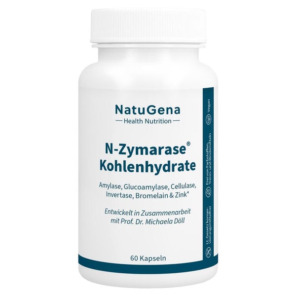N-zymarase Kohlenhydrate Bromelain+zink+chrom Kps. 60 St