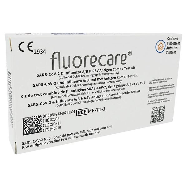 Fluorecare 4in1test Covid Antigen Influ.a/b Rsv 1 St