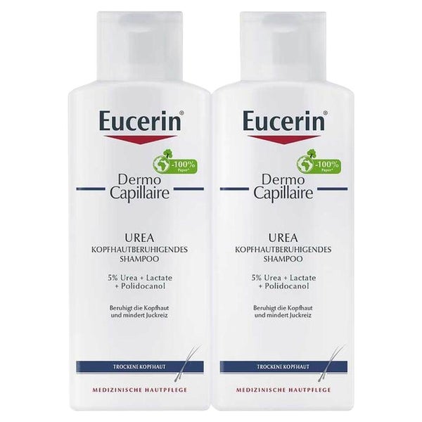 Eucerin Dermocapillaire Kopfhautberuh.urea Sha.dp 2X250 ml