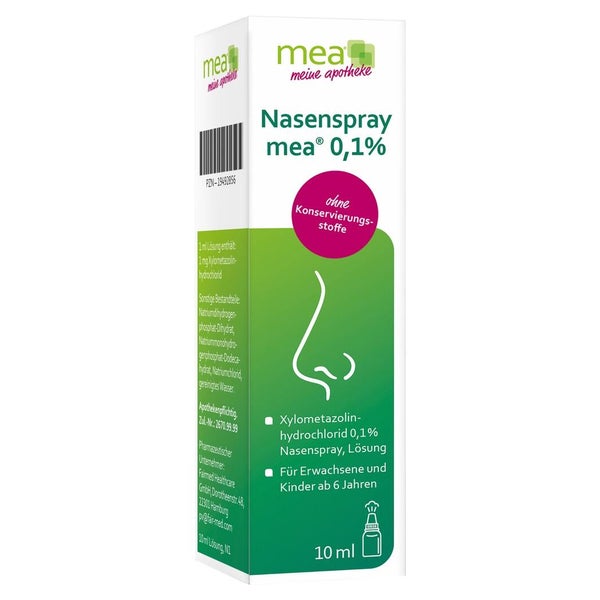 Nasenspray Mea 0,1% Ohne Konservierungsstoffe 10 ml