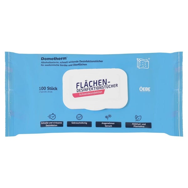 Domotherm Flächen-desinfektionstücher 100 St