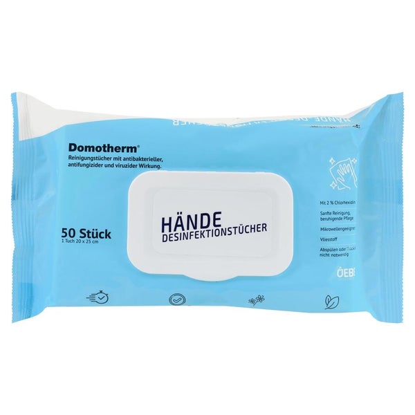 Domotherm Hand-desinfektionstücher 50 St