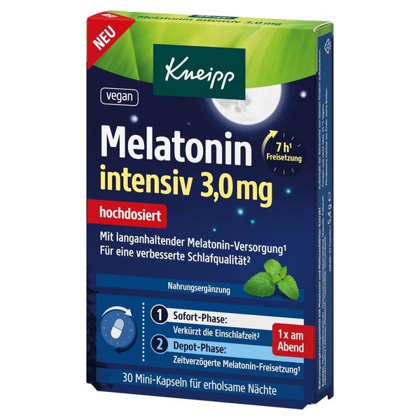 Kneipp Melatonin Intensiv Kapseln 30 St