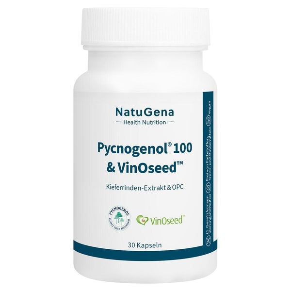 Pycnogenol 100 & Vinoseed Kieferrinde+opc Vegan 30 St