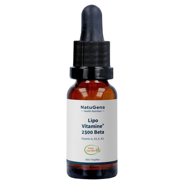 Lipovitamine 2500 Beta Vitamin A+d3+e+k2 Tropfen 20 ml