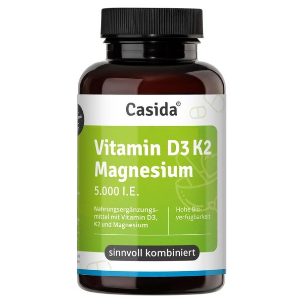 Vitamin D3 K2 Magnesium 5000 I.e. Kapseln 90 St