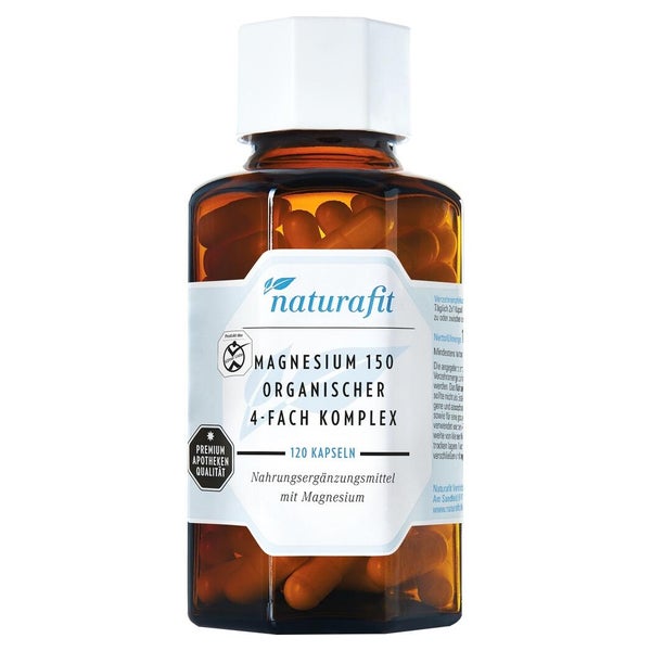Naturafit Magnesium 150 Organischer 4-fach Komplex 120 St
