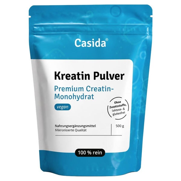 Kreatin Monohydrat Pulver Creatin Mikronisiert Pur 500 g