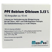 Natriumcitrat 3,13% Ampullen 10X10 ml