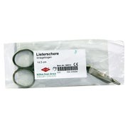 Listerschere 14,5 cm kniegebogen 1 St