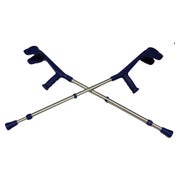 Unterarmkrücke Alu blau 2 St