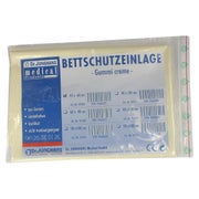 Bettschutzeinlage Gummi 45x60 cm creme 1 St