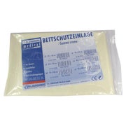 Bettschutzeinlage Gummi 90x100 cm creme 1 St