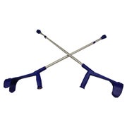 Unterarmkrücke F.erw.leichtmet.blau 2 St