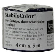 Produktabbildung: BORT Stabilocolor Binde 4 cm blau 1 St