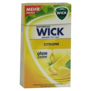WICK Zitrone Bonbons o.Zucker 46 g