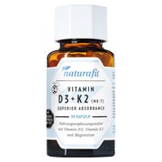 Produktabbildung: Naturafit Vitamin D3+k2 MK-7 superior ab 90 St