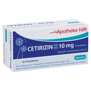 Cetirizin Fair-med Healthcare 10 Mg Filmtabletten 50 St