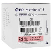 Produktabbildung: Bd Microlance 3 Kanuele 18g 1 1/2 1.2 X 40 Mm Rosa 100 St