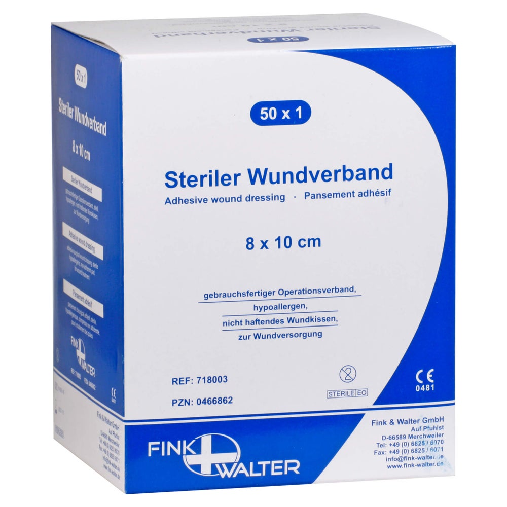 Wundverband Steril 8x10 cm 50 St