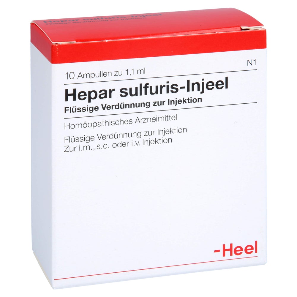 Hepar Sulfuris Injeel Ampullen 10 St