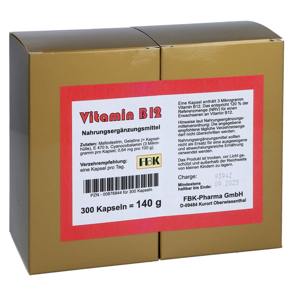 Vitamin B12 Kapseln 300 St