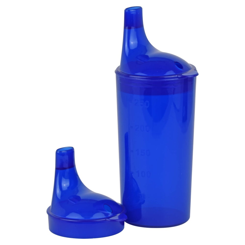 Trinkbecher mit 2 Deckeln blau 1 St