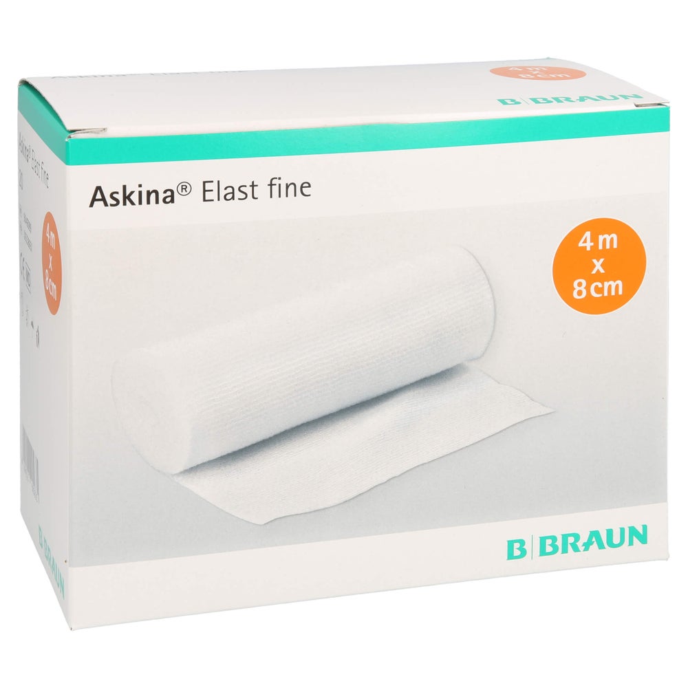 Askina Elast Fine Binde 8 cmx4 m lose 20 St