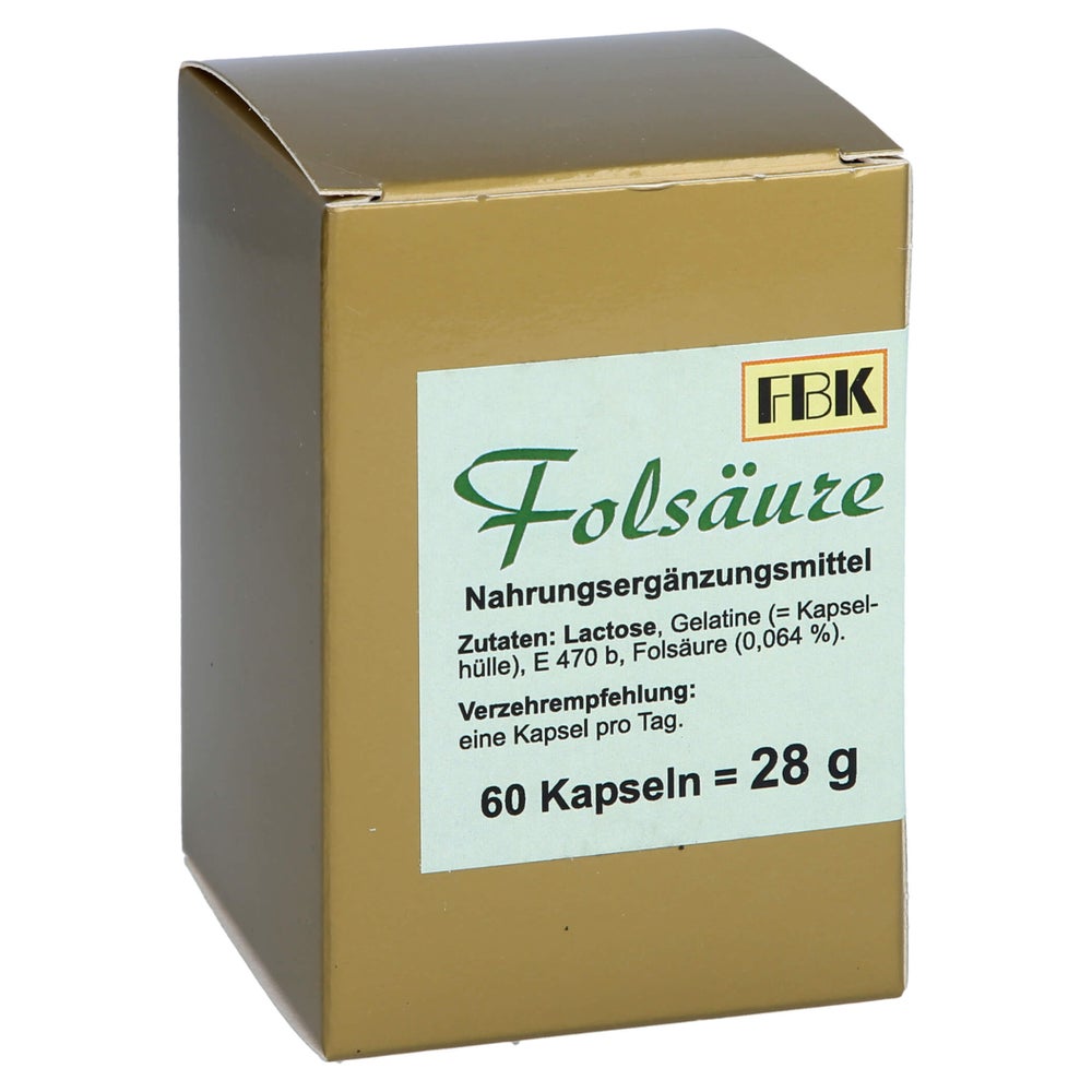 Folsäure Kapseln 60 St