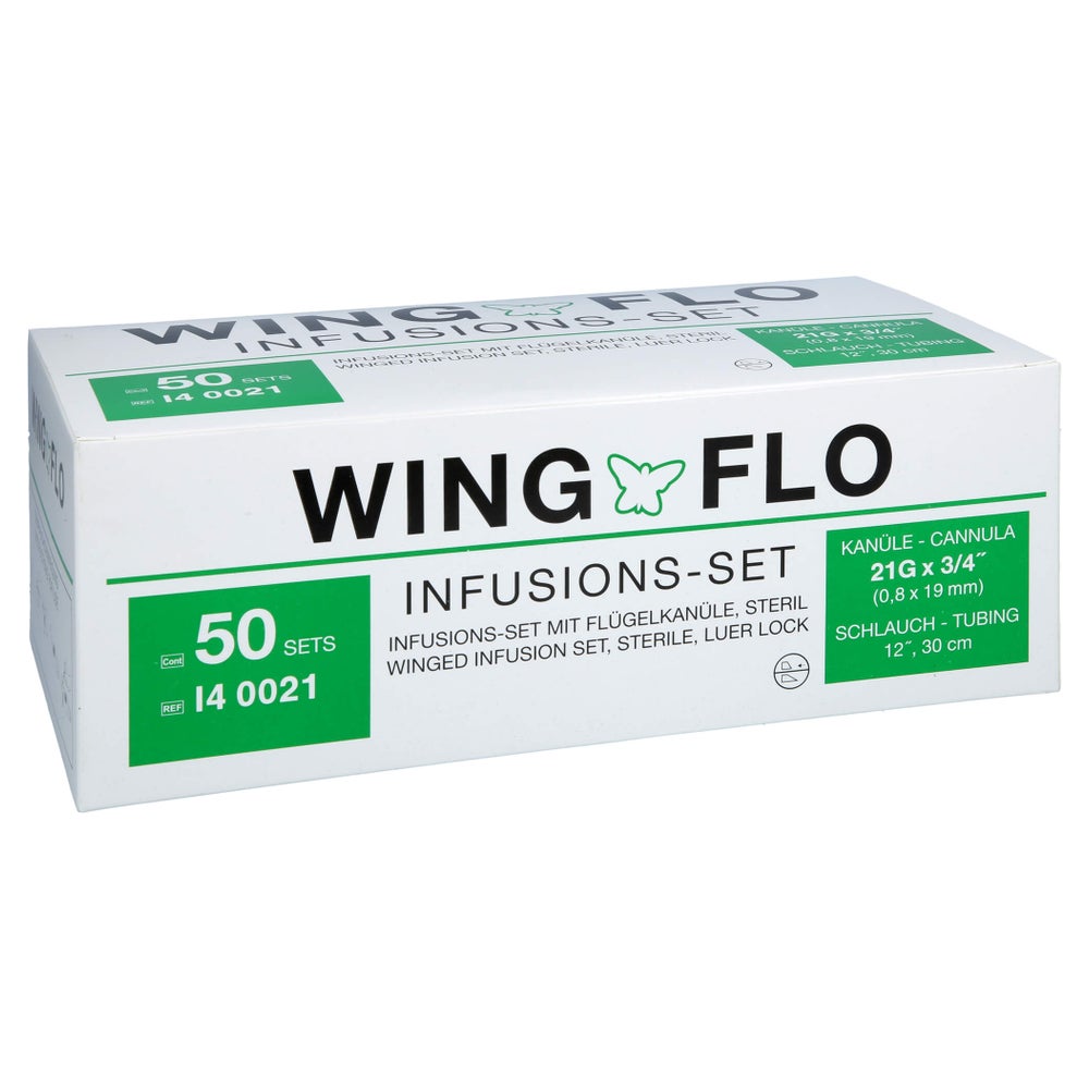 WING FLO Flügelkanüle 21 G 50 St