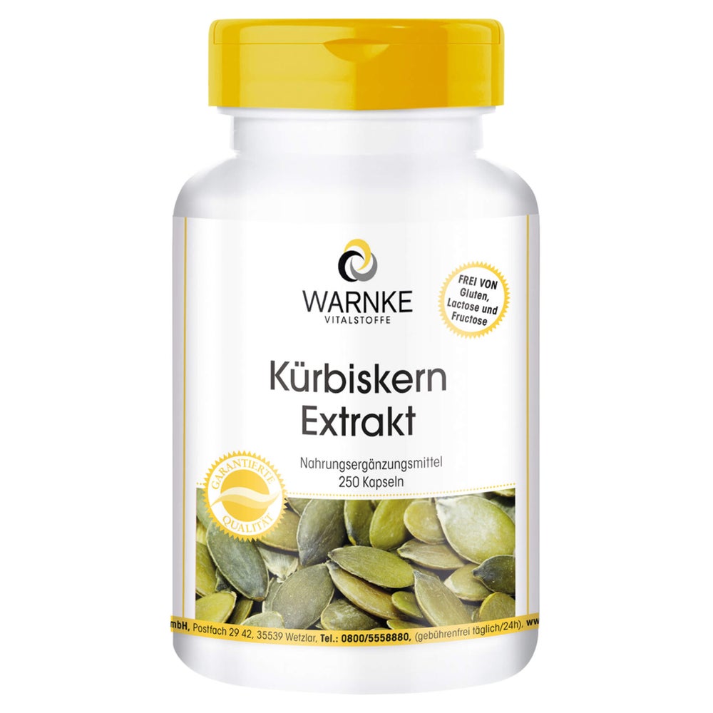 Kürbiskern Extrakt Kapseln 250 St