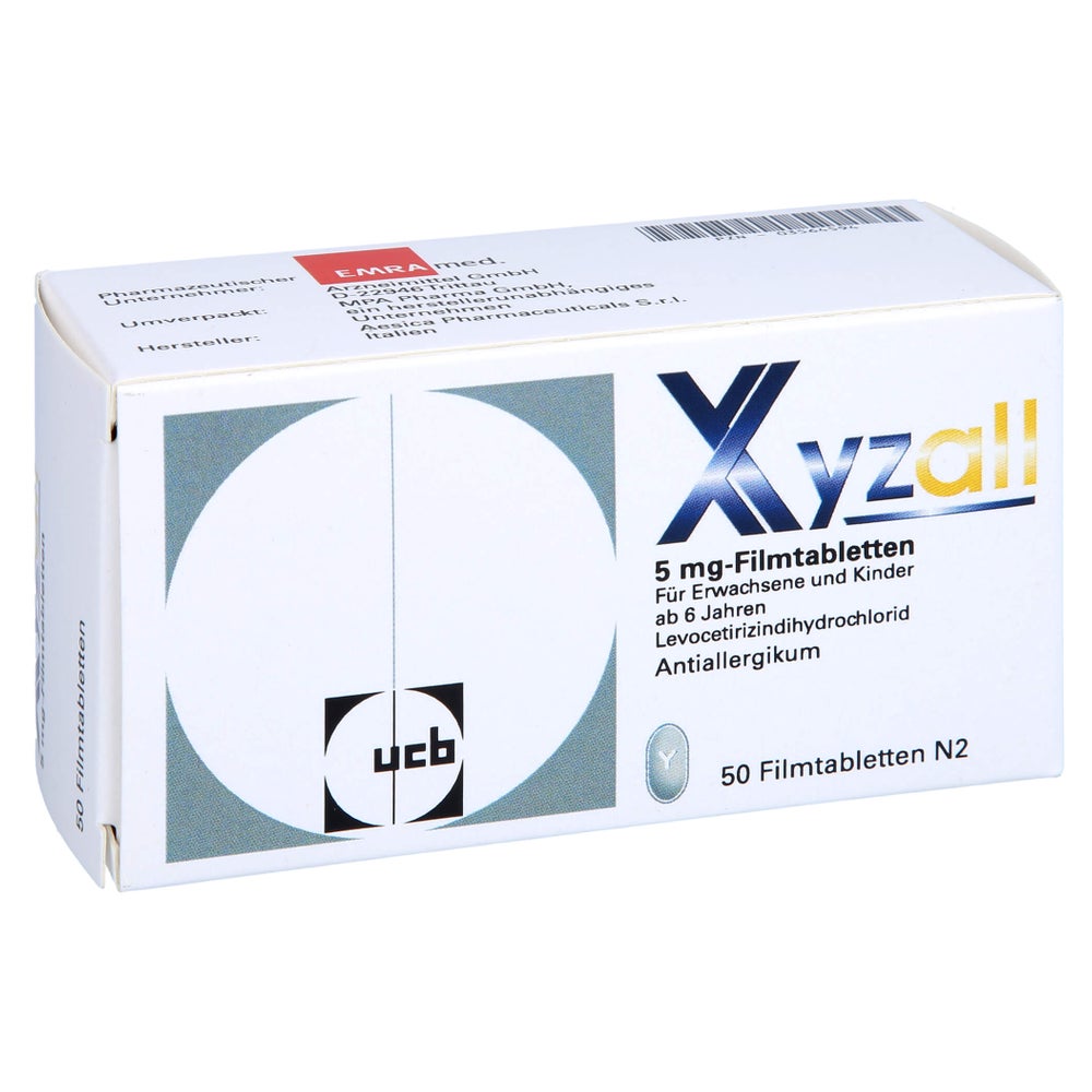 Xyzall 5 mg Filmtabletten - Reimport 50 St