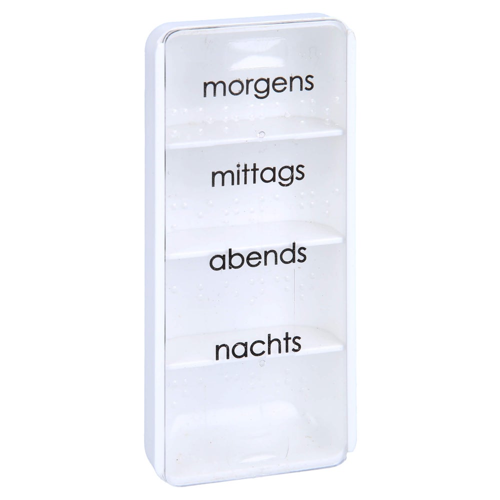 Tablettendose Morgens/mittags/abends/nac 1 St