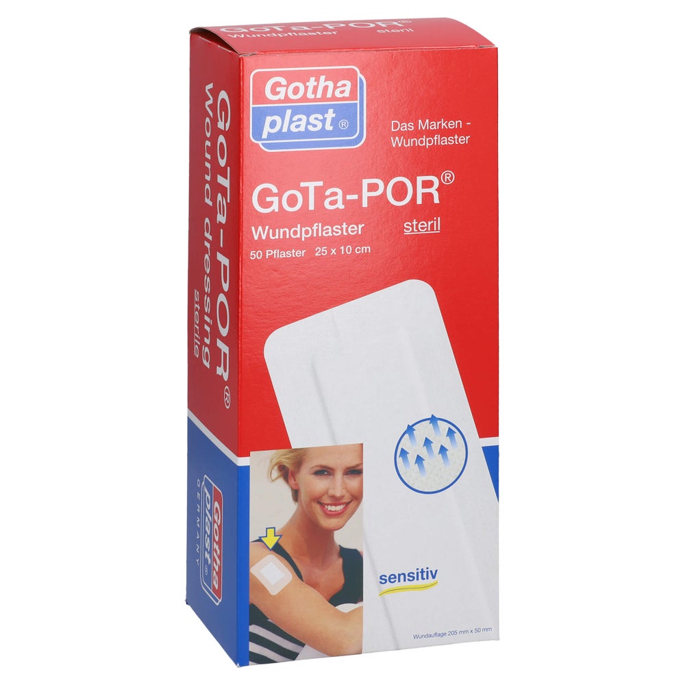 Gota-por Wundpflaster Steril 100x250 mm 50 St