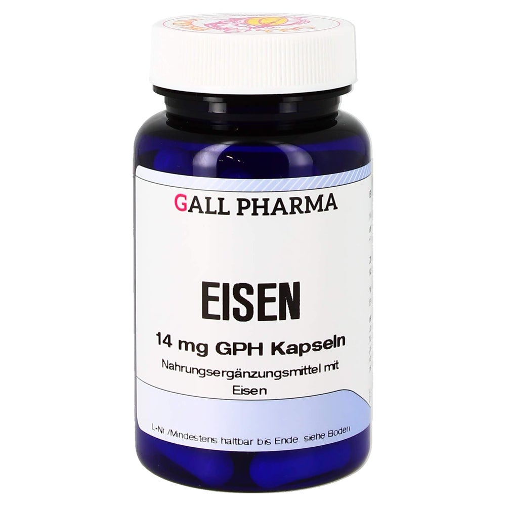 Eisen 14 mg GPH Kapseln 60 St