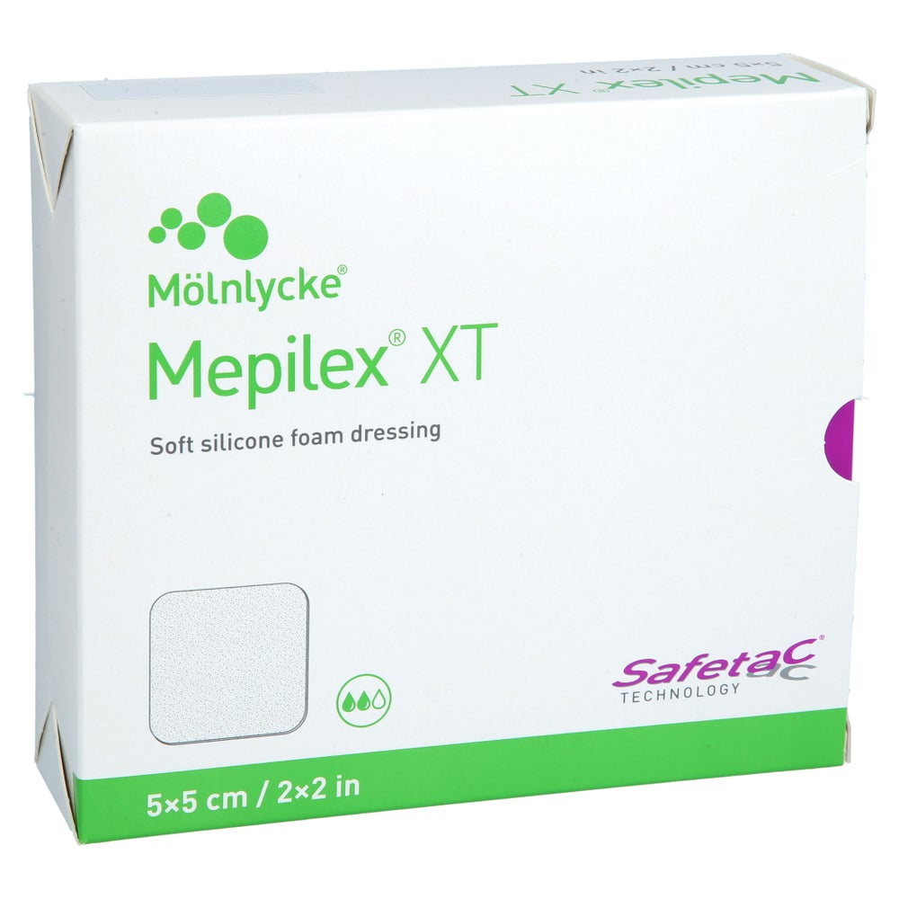 Mepilex Xt 5x5 Cm Schaumverband 5 St
